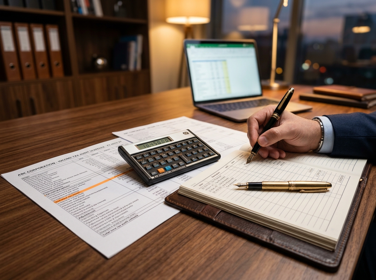 Chartered accountant tax audit computation sheets and calculator